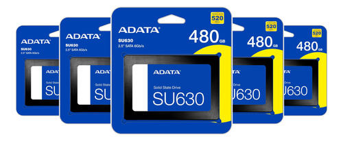 Kit 5 Disco Solido Adata 480gb Ssd Interno Asu630ss-480gq-r