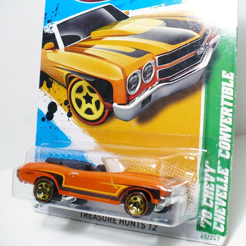 Hot Wheels Chevy Chevelle Convertible 1970 Chevrolet T Hunt