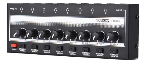 Amplificador De Metal Para Altavoz. Canales De Auriculares C