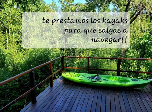 Imagen 10 de 22 de Alquiler Temporada Cabaña En La Isla Del Delta Río Espera