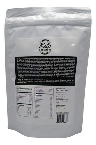 3 Algas Chlorella Fucus Y Kelp Premium 250 Gr C/u