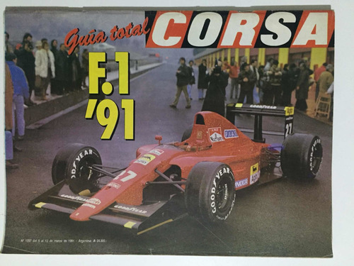Revista Corsa #1287 1991. Fórmula 1. Airton Senna