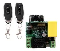 Comprar 1 Receptor Inalámbrico 220v 2 Controles Remotos 2ch 433mhz