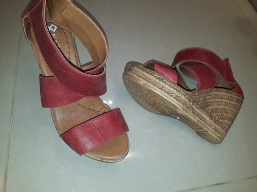 Sandalias Coral Taco Chino 37
