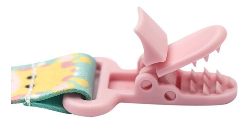 Imagem 3 de 4 de Prendedor De Chupeta Universal Girafa Menina 3m+ Buba