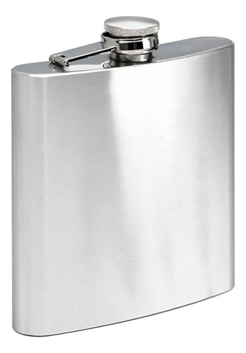 Cantil Inox Frasco 200ml Garrafa Whiskeira Bolso Bar Cor