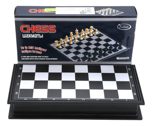 Ajedrez Magnético Juego De Mesa Portable Chess 19cm X 19cm