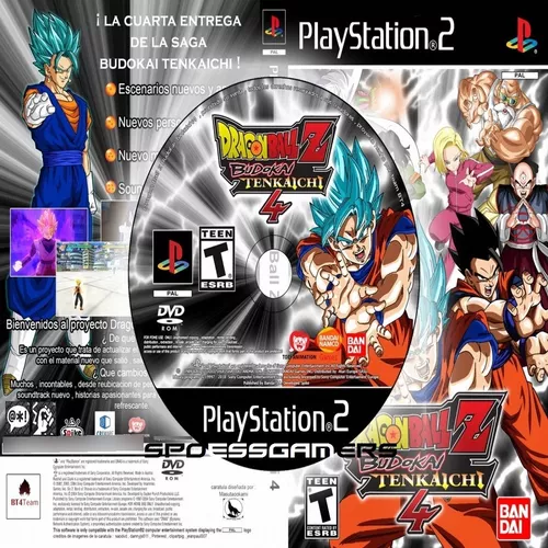 Dragon Ball Z Budokai Tenk. 4 Mod Latino Béta 3 Ps2 Patch