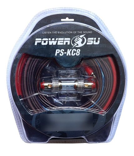 Kit Cable 8 Para Car Audio Power Su Ps-kc8. Tienda Fisica