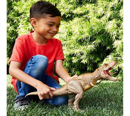 Imagen 3 de 7 de Jurassic World T.rex Rugido Épico Dinosaurio De Juguete