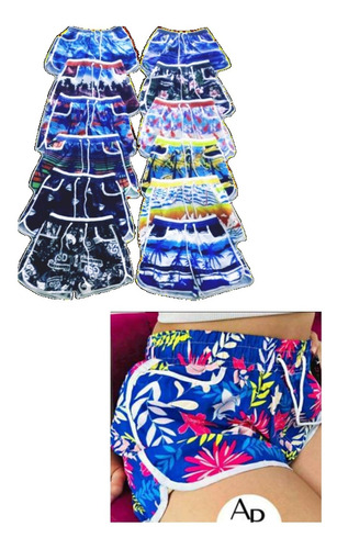 10 Short Playero Dama Mayoreo!!