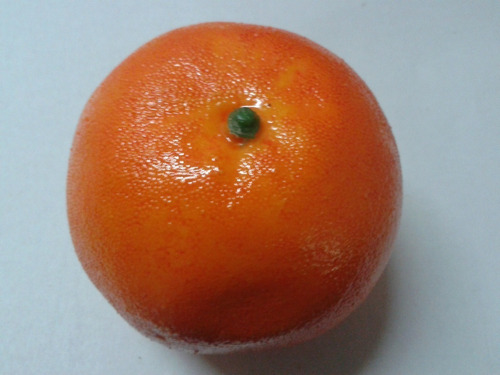 Fruta Decorativa Naranja  En Tamaño Real X Unidad $um
