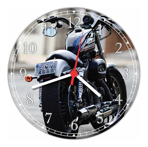 Relógio De Parede Motos Motociclismo Vintage Retrô