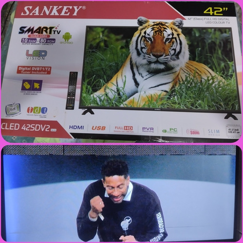 Imagen 2 de 3 de Televisor Sankey 42 Fhd Smart Tv Android
