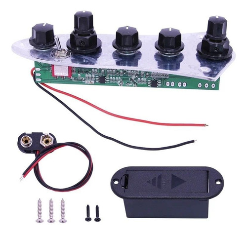 Placa De Control Con Cable Jazz Bass Loading Y Componentes D