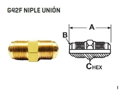 Jgo 3 Pzs Niples Cónico Adap Unión Sae 1/8 G-42f-02-b Gates