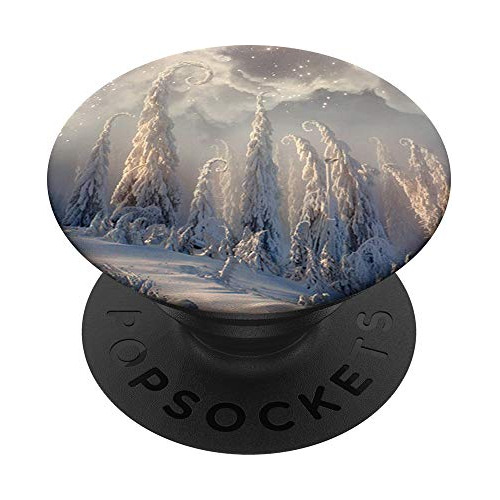 X-mas Landscape Christmas Mood Popsockets Grip And Stan...