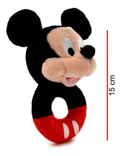 Imagen 1 de 1 de Sonajero Agarre Mickey 15cm My052 Phi Phi Toys