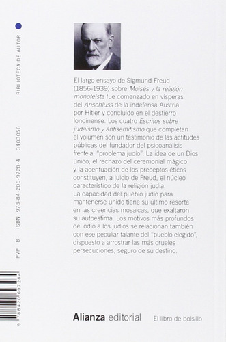 Moises Y La Religion Monoteista - Freud Sigmund (libro) - Nu