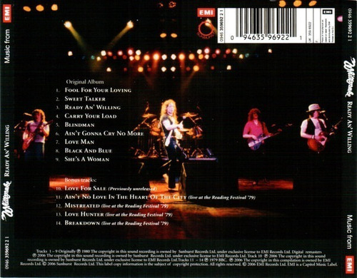 Whitesnake - Ready An Willing - Cd Importe/ Kitus