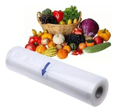 Rollo Bolsas De Calidad Para Sellar Al Vacío 20 Cms X 5 Mts