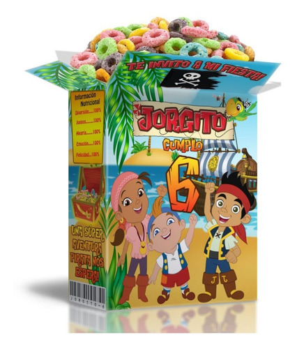 Mega Kit Imprimible Jake Y Los Piratas Textos 100% Edita 2x1