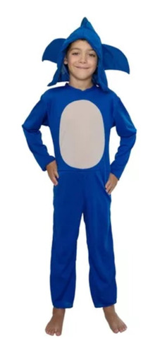 Disfraz Sonic Niños Infantil Haloween