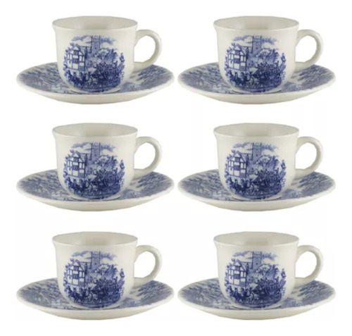 Set X6 Taza De Te Con Plato 200 Ml Biona Cena Inglesa