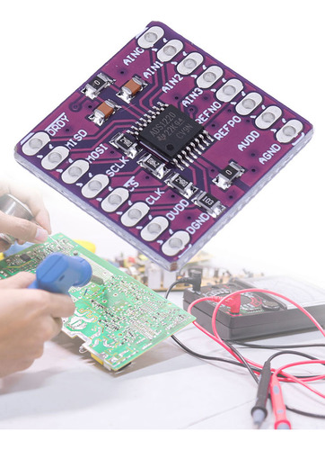 Ads1220 Adc I2c Conve Analógico A Digital De 24 Bits De Bajo