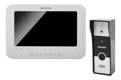 Kit De Video Portero Hikvision Pantalla 7  Analógico 4 Hilos