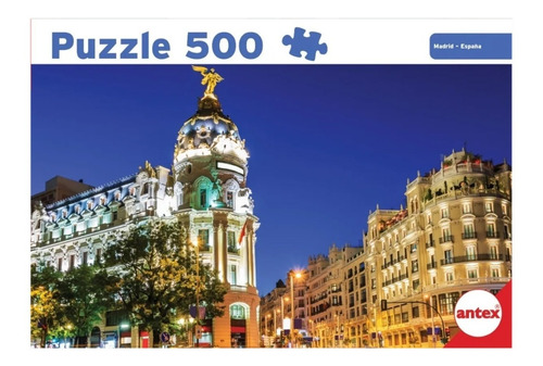 Rompecabeza Puzzle Madrid X 500 Piezas Antex 3057