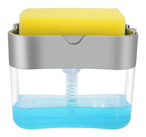 Imagen 2 de 8 de Dispenser Detergente Con Esponja Incorporada Diseño Cocina
