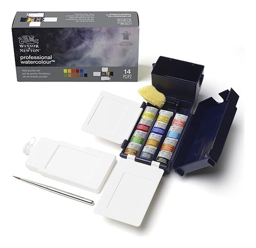 Acuarelas Profesionales Winsor & Newton Set Compacto Pack 12