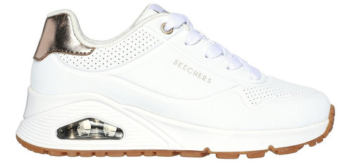 Zapatillas Niña Uno Gen1 White Shimmer Away Skechers