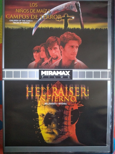 Dvd Los Niños De Maíz 5 Campos De Terror Hellraiser Infierno