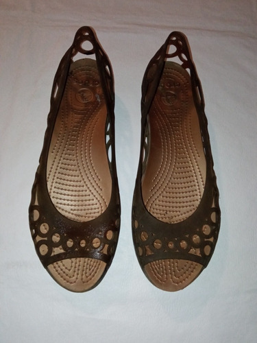 Calzado Crocs Mujer Chatitas Ojotas W11 41