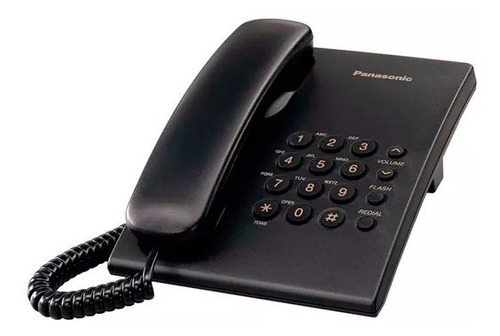 Teléfono De Mesa Panasonic Kx-ts500 Negro