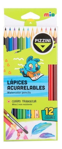 Lapices De Colores Acuarelables X12 Pizzini Lml3712