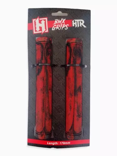 Puños Bmx Largo 178mm Sin Dona Colores Htr