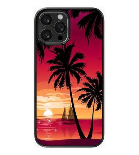 Funda Diseño Para Oppo  Palmera Playa  #6