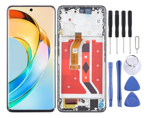 Tela Lcd Touch Com Moldura Para Honor X9b