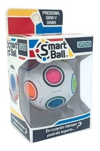 Imagen 1 de 3 de Pelota Smart Ball Ditoys Original Puzzle De Mano Ingenio