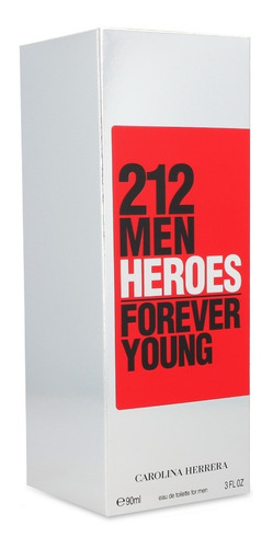 Perfume Para Hombre Carolina Herrera 212 Heroes Edt 90 ml