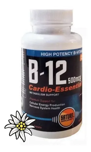 B-12 X 100 Tabs Saturn Supplements Vitamina B12