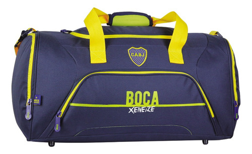 Bolso Boca Juniors Deportivo Bolsillos Neceser Lic Oficial