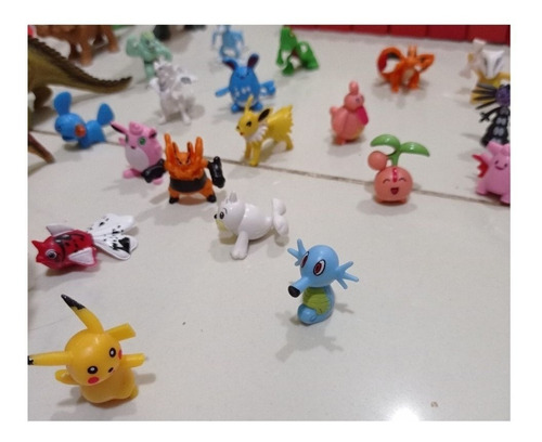 Imagem 2 de 3 de Kit 13 Miniaturas Pokemon Bonecos 1 Pokebola Envio Imediato