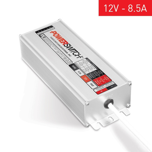 Imagen 2 de 7 de Fuente Switching Exterior 12v 8.5a Ip67 Tiras Led Cctv