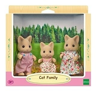 Sylvanian Families 5126 Familia De Gatos Original Intek 