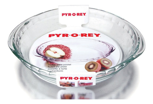 Imagen 3 de 4 de Molde Refractario Vidrio Templado 1.7lt Pyr-o-rey 2pzs