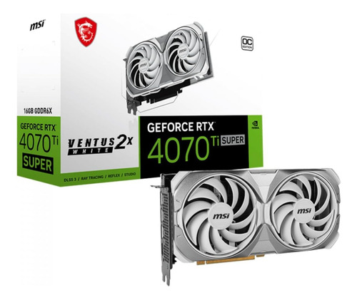 Msi Rtx 4070 Ti Super 16gb Gddr6x Ventus 2x White Oc
